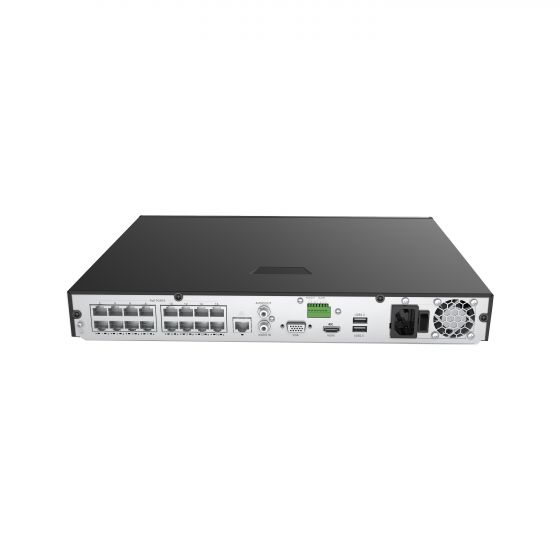 Ultra HD Audio Capable 16 Ch. 4TB NVR Surveillance System with 16 4 Megapixel Cameras