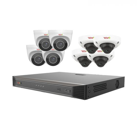Ultra HD Audio Capable 16 Ch. 3TB NVR Surveillance System with 8 4 Megapixel Cameras
