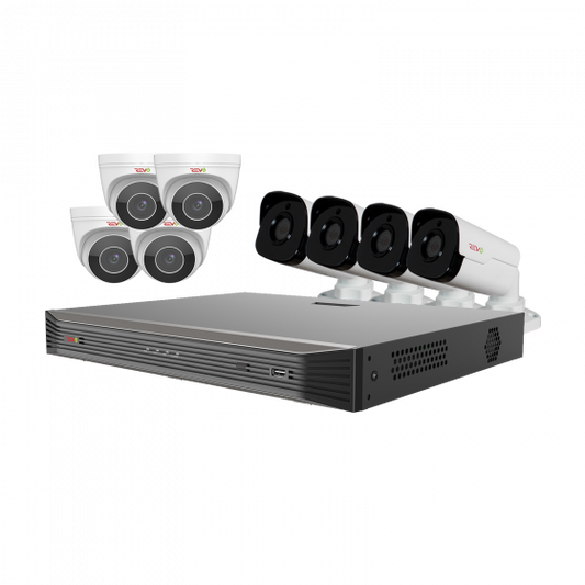 Ultra HD Audio Capable 16 Ch. 3TB NVR Surveillance System with 8 4 Megapixel Cameras