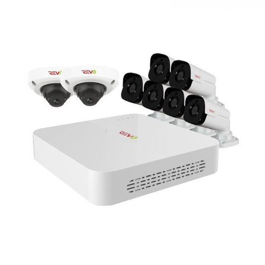 Ultra HD Audio Capable 8 Ch. 2TB NVR Surveillance System with 8 4 Megapixel Cameras