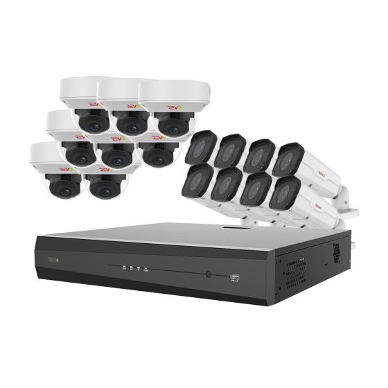 REVO ULTRA PLUS 16CH 4K NVR, 4TB, 16x 4K Motorized Lens Cameras