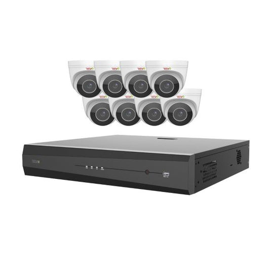 Ultra HD Plus 16 Ch. NVR Surveillance System with 8 Audio Capable Motorized Cameras