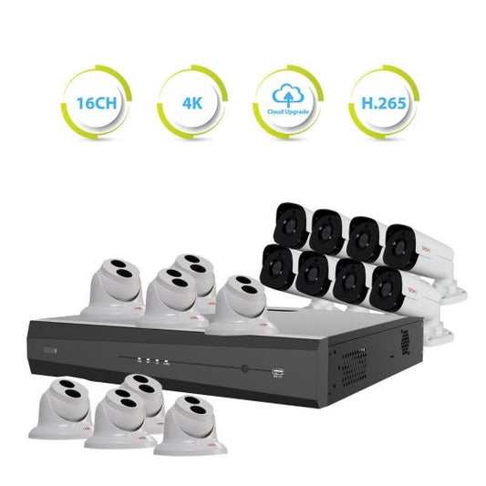 Ultra Plus HD 16 Ch. NVR Surveillance System with 16 Security Cameras