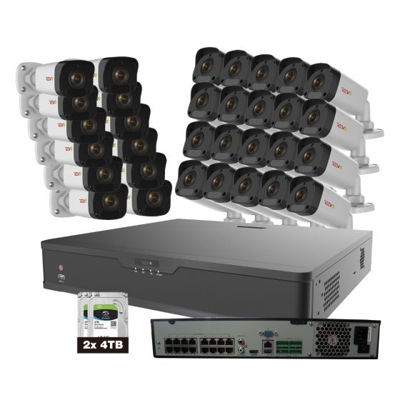 Ultra Plus HD 32 Ch. 8TB NVR Surveillance System with 32 2 Megapixel Cameras