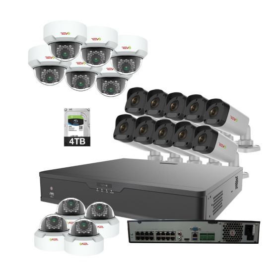 Ultra Plus HD 32 Ch. 4TB NVR Surveillance System with 20 4 Megapixel Cameras