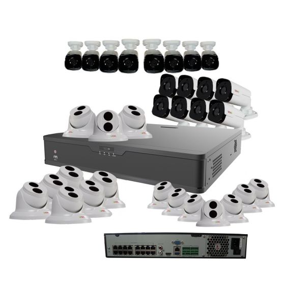 Ultra Plus HD 32 Ch. 8TB NVR Surveillance System with 32 Security Cameras