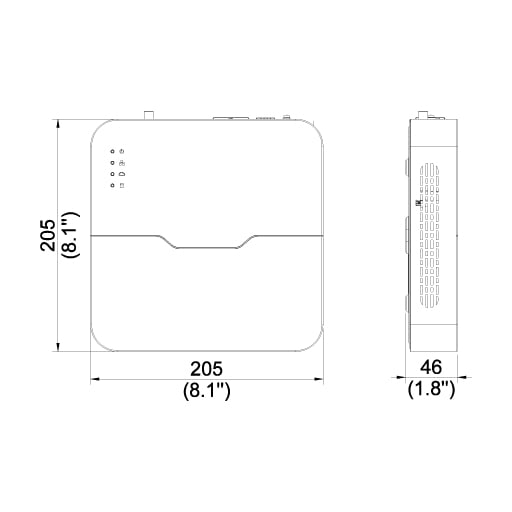 Ultra HD 4 Channel 1TB NVR