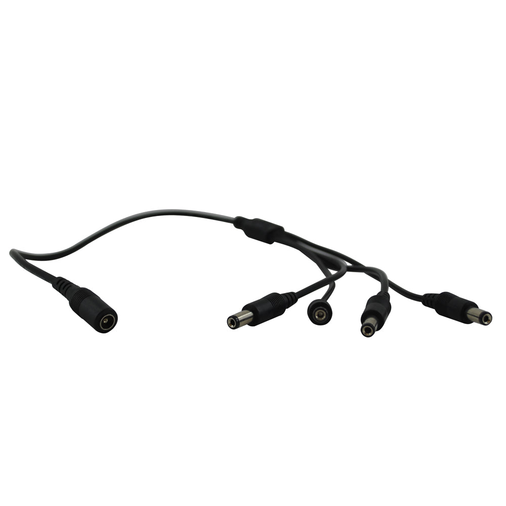 (1)2.1MM Female Jack Split into (4)2.1MM Male Jacks