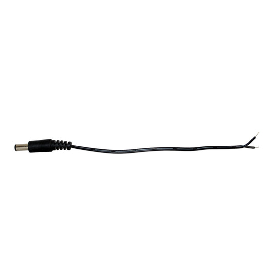 R2.1PWREND-M 2.1mm Jack "Male" to Bare End Wire