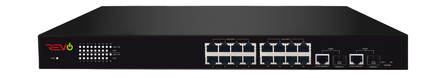 Ultra 16 Ch. POE Switch