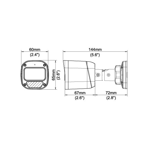REVO ULTRA Blue Series 4MP Indoor/Outdoor IP Bullet Camera with 100’ Night Vision