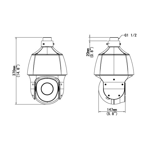REVO ULTRA 1080p 22x IR PTZ Security Camera with Wall Mount