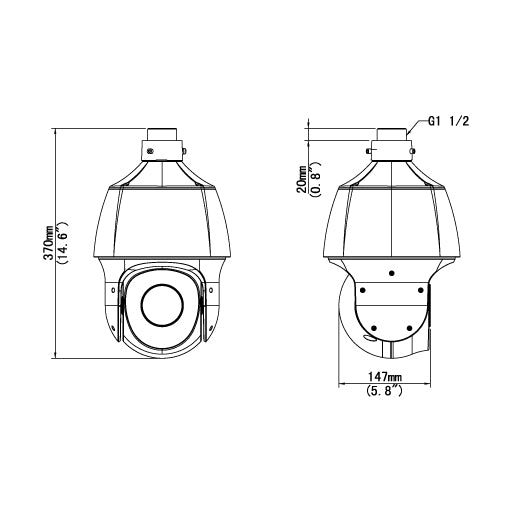 REVO ULTRA 1080p 22x IR PTZ Security Camera with Wall Mount