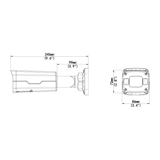 REVO ULTRA True 4 K IR Indoor/Outdoor Bullet camera with 2.8 to 12mm motorized lens