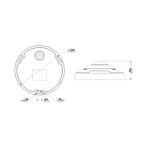 Ultra Plus HD 4K IP Indoor/Outdoor Audio Capable Fisheye Dome Surveillance Camera with 360° Panoramic Coverage