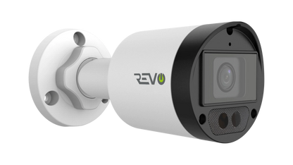 REVO ULTRA 4K Hybrid 8-Channel Surveillance System with 6 Cameras, 2TB Storage, 22-€™-€™ LED Monitor and Remote Access
