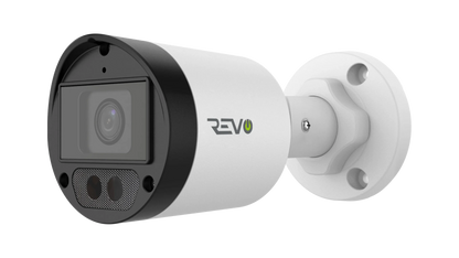 REVO ULTRA 4K Hybrid 8-Channel Surveillance System with 6 Cameras, 2TB Storage, 22-€™-€™ LED Monitor and Remote Access