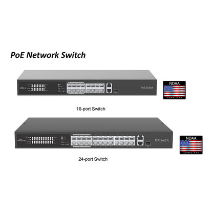 24-Port PoE Network Switch