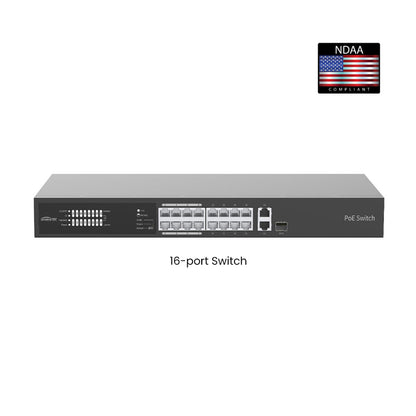 16-Port PoE Network Switch