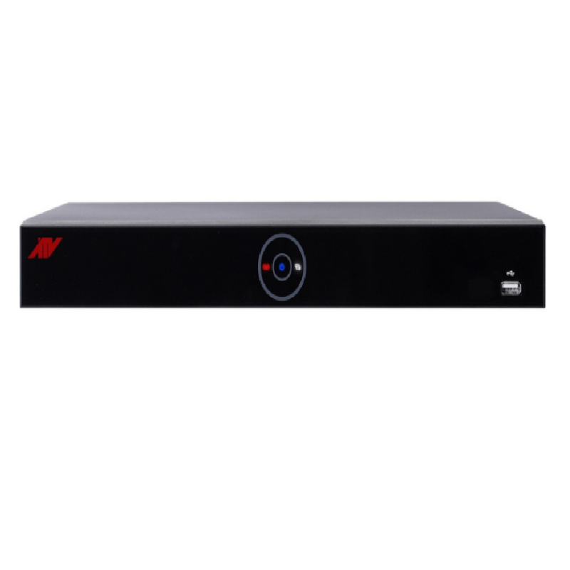4-Channel PoE NVR Recorder with Dual HDMI/VGA Output & 2TB HDD
