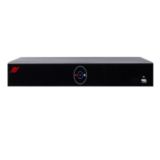 8-Channel PoE NVR Recorder with Dual HDMI/VGA Output & 2TB HDD