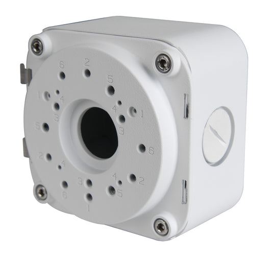 Junction Box for use with Bullet Cameras (white)