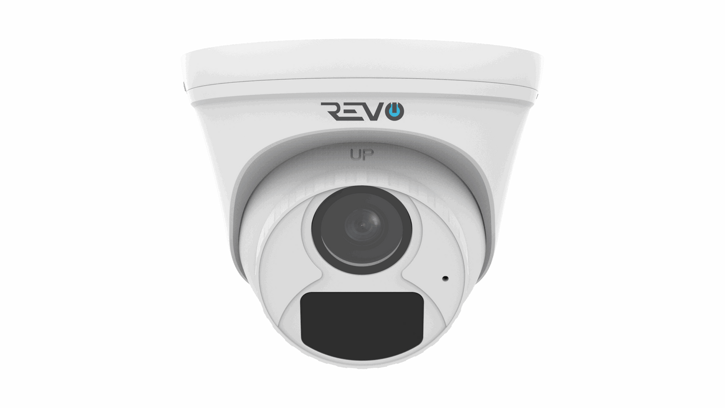 REVO ULTRA 4K Hybrid 8-Channel Surveillance System with 4x cameras, 2TB Storage, and Remote Access