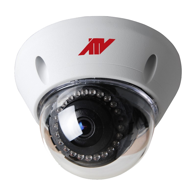 2MP Vandal Dome Security Camera with 3.6mm Lens and Night Vision