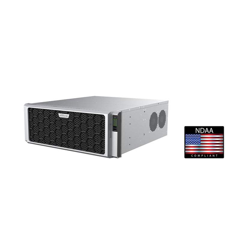 256ch, 12MP Resolution, 24-Bay HDD, H.265 NVR