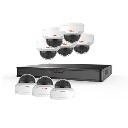 Ultra HD 16 Ch. 4TB NVR Surveillance System with 8 4MP Security Cameras