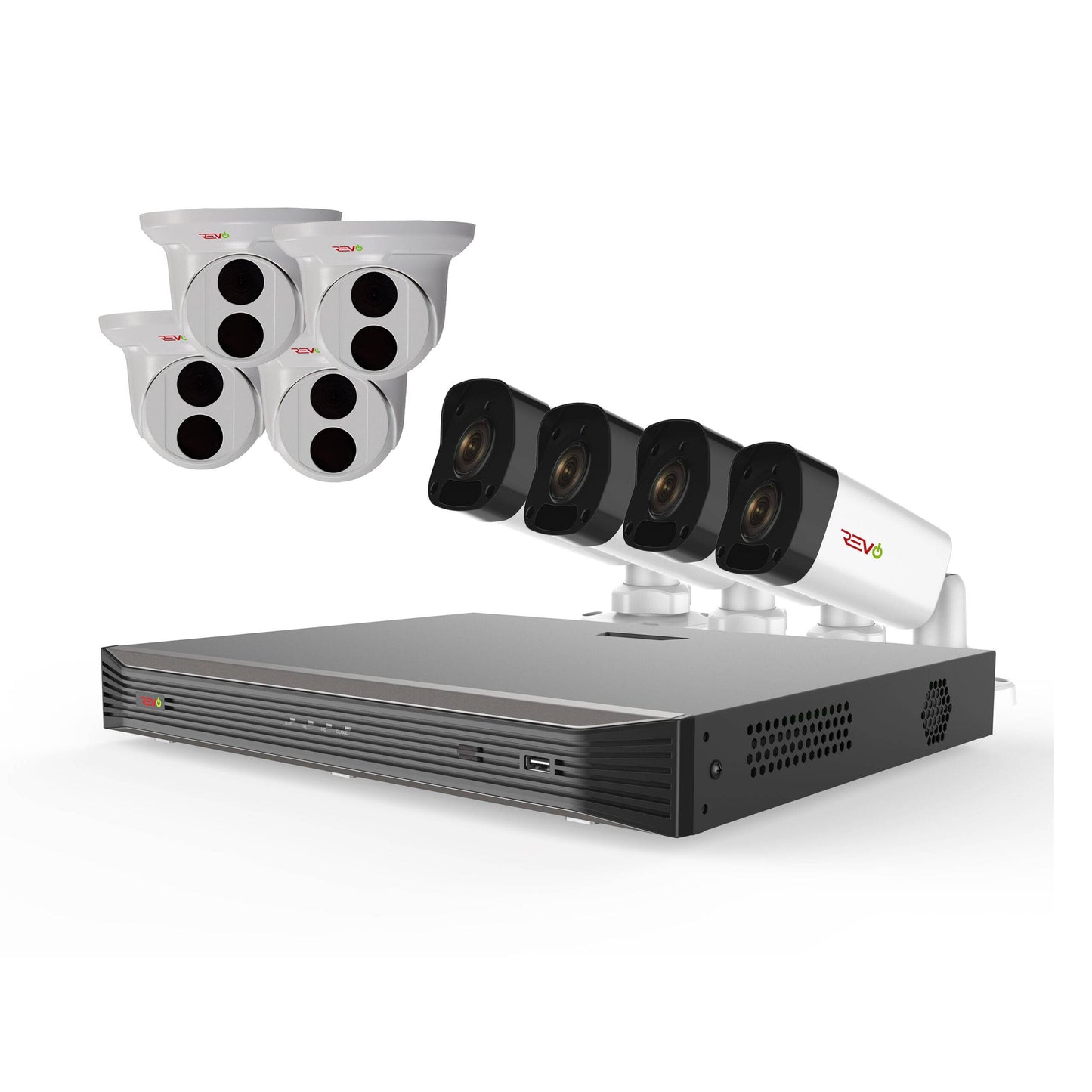 Ultra HD 16 Ch. 3TB NVR Home Surveillance System with 8 4MP Security Cameras