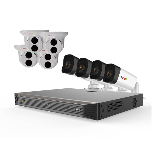Ultra HD 16 Ch. 3TB NVR Home Surveillance System with 8 4MP Security Cameras