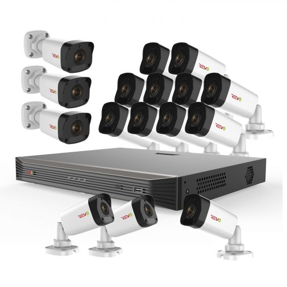 Ultra HD 16 Ch. 3TB NVR Video Surveillance System & 16 4MP Bullet Security Cameras