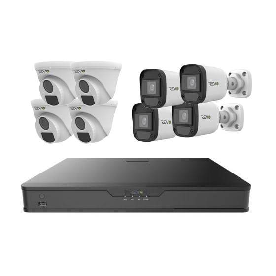 REVO ULTRA HYBRID 16CH 5 Megapixel DVR, 2TB HDD & 8x 1080p Cameras