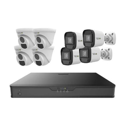 REVO ULTRA HYBRID 16CH 5 Megapixel DVR, 2TB HDD & 8x 1080p Cameras