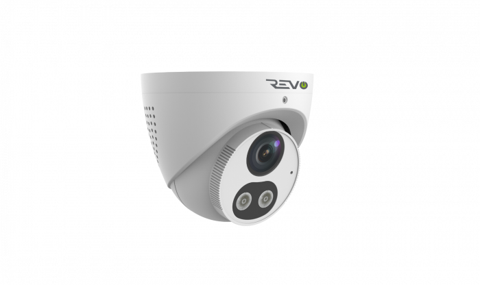 REVO UTLRA True 4K HD Smart Active Deterrence Turret Camera with 2-Way Audio