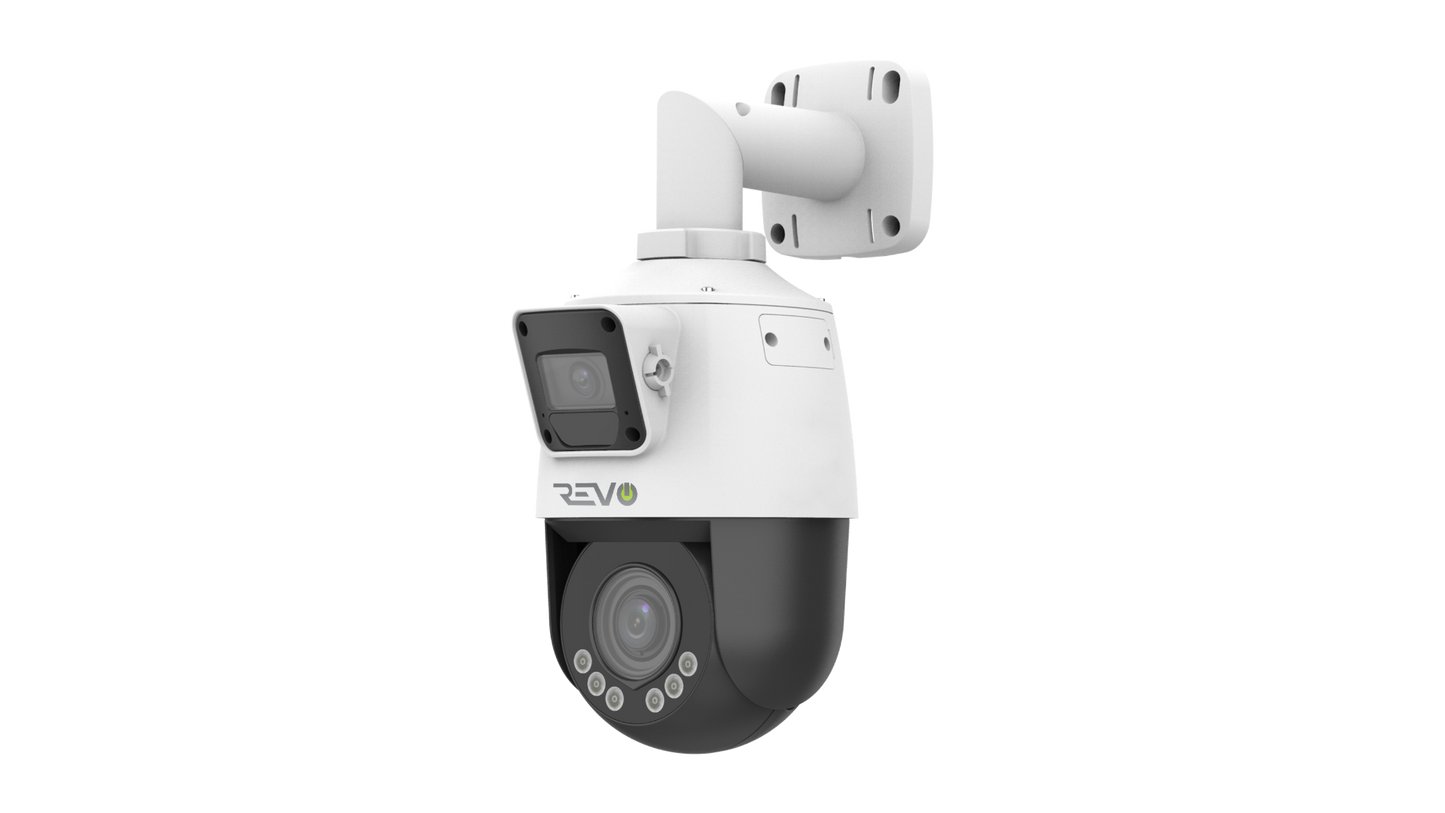 REVO ULTRA 1080p Dual Lens 4x Optical Zoom PTZ Camera with Two-way audio