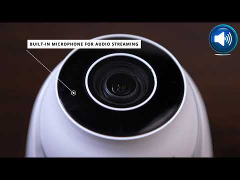 Ultra Plus HD 4 Megapixel IP Indoor/Outdoor Surveillance Turret Camera with Motorized Varifocal Lens & Built-in Microphone